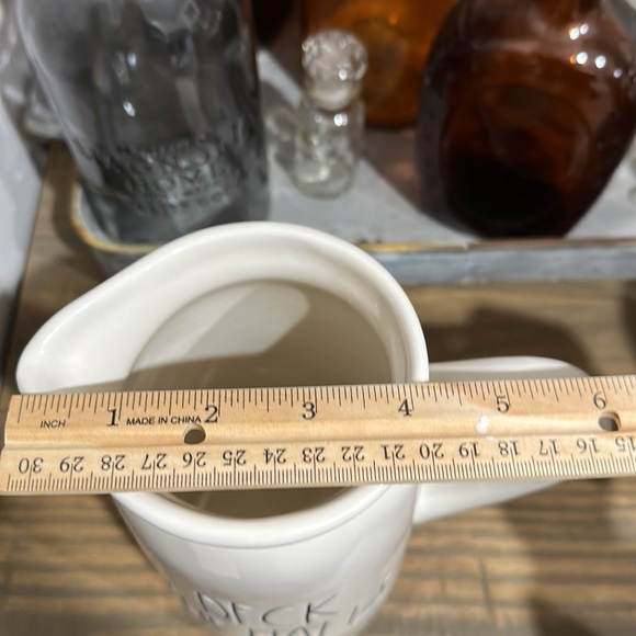 Rae Dunn 2018 DECK THE HALLS Christmas Pitcher - Picture 8 of 9